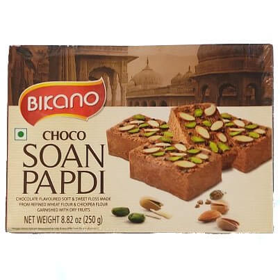 Bikano Indian Halwa Soan Papdi Chocolate 250g